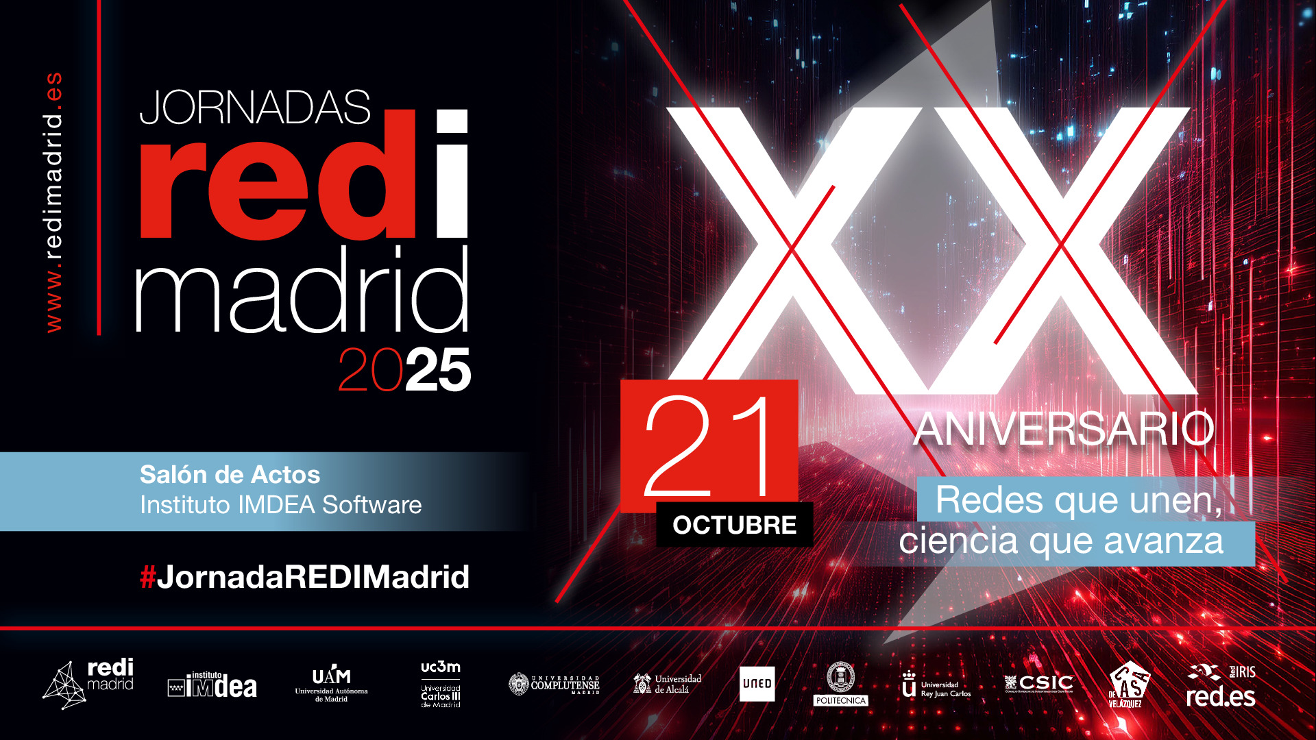 Cartel Jornadas RediMadrid 2025